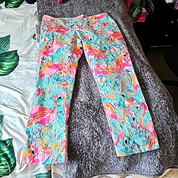 Lilly Pulitzer Elaine pants in Peel and Eat. - Picture 1 of 6